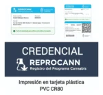 Impresión de Credencial Plástica REPROCANN – Tarjeta PVC