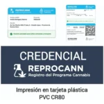 Impresión de Credencial Plástica REPROCANN – Tarjeta PVC